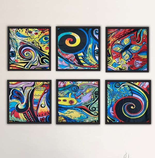 Art Print Symphony of Swirls